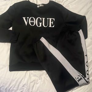 Vogue sweats set